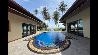 Three Bedroom Pool Villa Located on a Quiet Beach for Sale in Nuea Khlong, Krabi