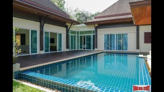 Three Bedroom Pool Villa for Rent with Large Garden near BIS in Koh Kaew