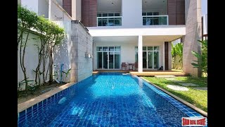 Contemporary Three Bedroom House with a Swimming Pool for Rent at Nai Harn