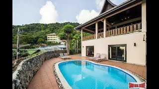 Impressive Five Bedroom Kata Seaview Pool Villa for Sale