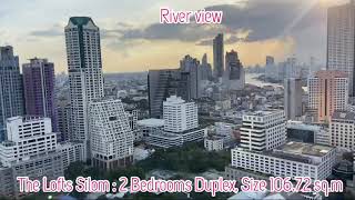 The Lofts Silom | Luxury 2 Bed Duplex Condo by Raimon Land at Silom, River View - 25% Discount! 