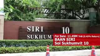 Baan Siri Sukhumvit 10  | Two Bed Condo for Sale at Asoke/Nana