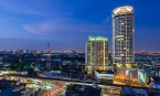 Bangkok: Large Quality Studio Condo Unblocked View on High Floor at Sky Walk Residences, BTS Phra Khanong