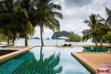 Seafront Private Pool Villa with Beautiful Phang Nga Bay Views for Sale in Khao Thong, Krabi
