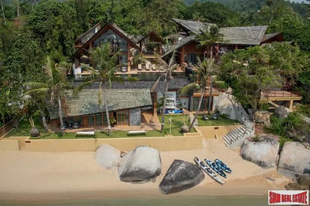 Baan Hinta | 5 Bed Beach Front Villa for Sale at Lamai, South East Koh Samui