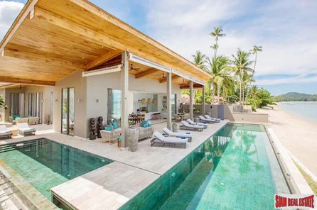 Luxury Six Bedroom Pool Villa on the Beach for Sale in Laem Sor
