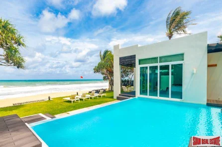 Absolute Beachfront Villa Natai | Exquisite Three Bedroom Sea View Pool Villa for Sale
