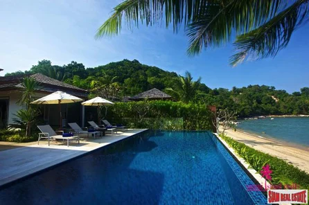 Baan Ban Buri | Luxury 4 Bed Beach Front Resort Villa at Dhevatara Residence, Bophut, North East, Koh Samui