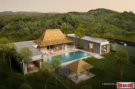 New Three & Four Bedroom Luxury Pool Villas for Sale in a Private Thalang Location