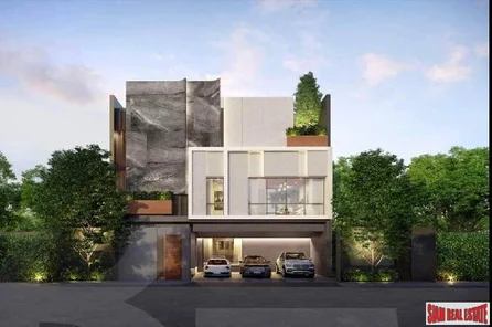 Bugaan Krungthep Kreetha | Super Luxury Detached House with 5 Bedrooms and 430 sqm. of Space, Conveniently Located in Hua Mak